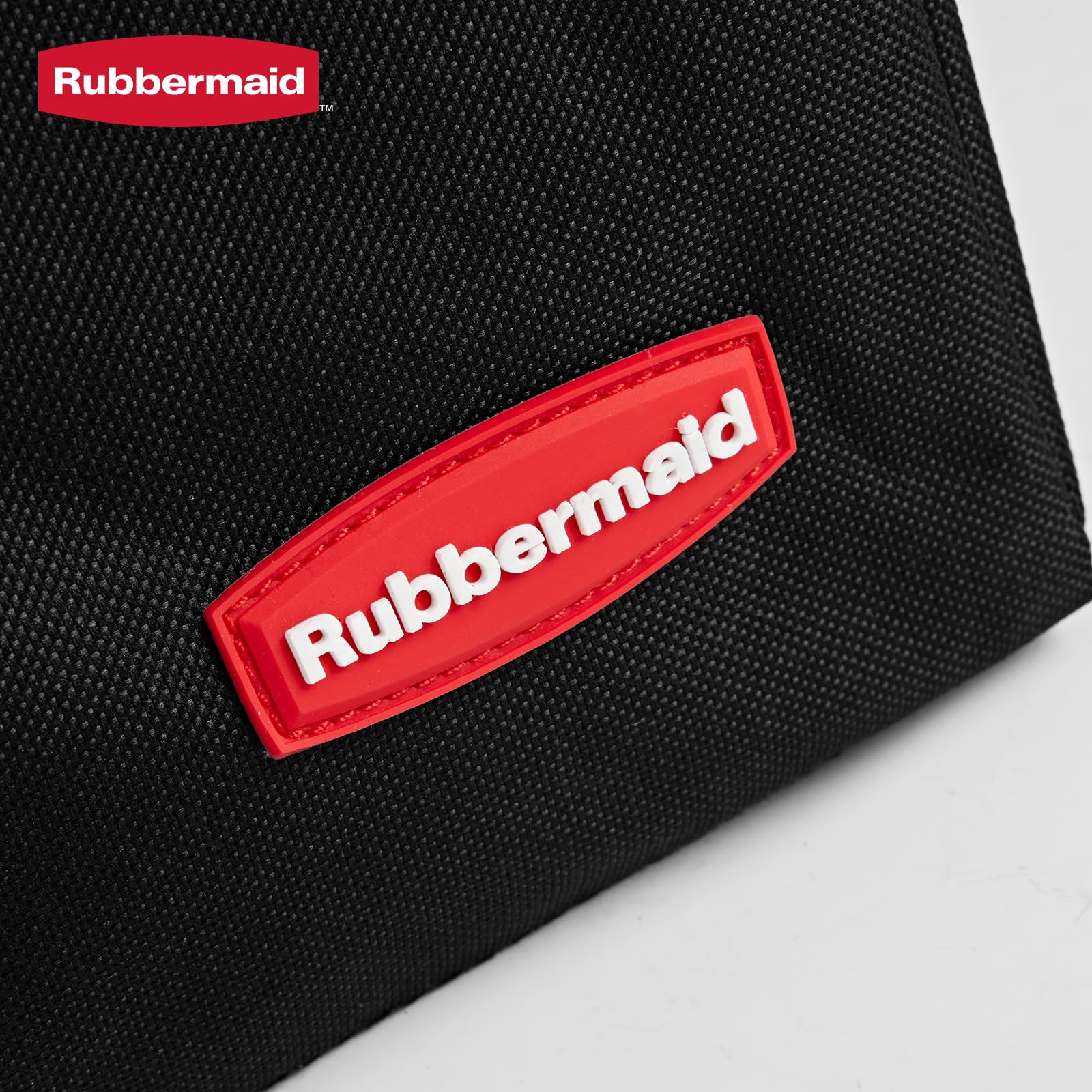 Rubbermaid cargo bin folds flat for easy storage when not in use.