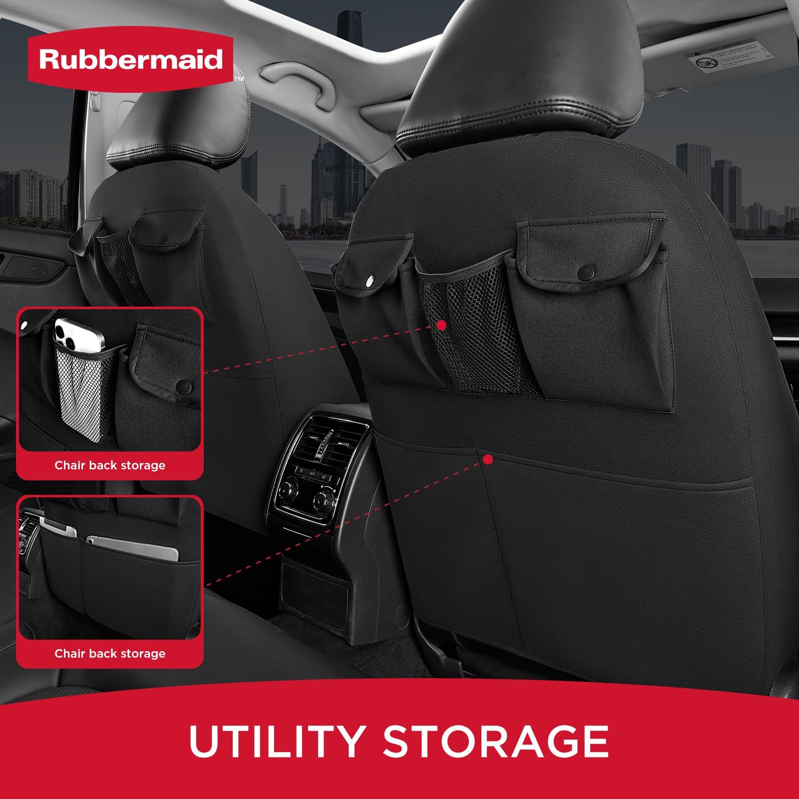 Rubbermaid Ventilation Panels promote airflow for a cooler cabin feel.