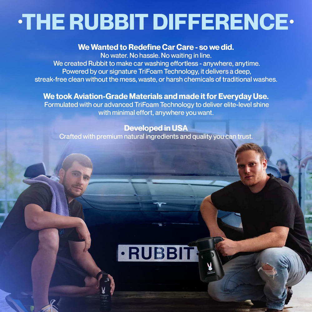 Cordless Rubbit setup enabling quick touch-ups in parking lots.