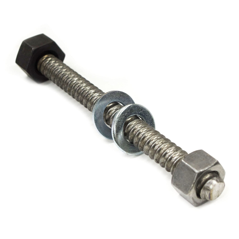 Rudedog USA three-quarter speed bolt in action, pulling beams together quickly.