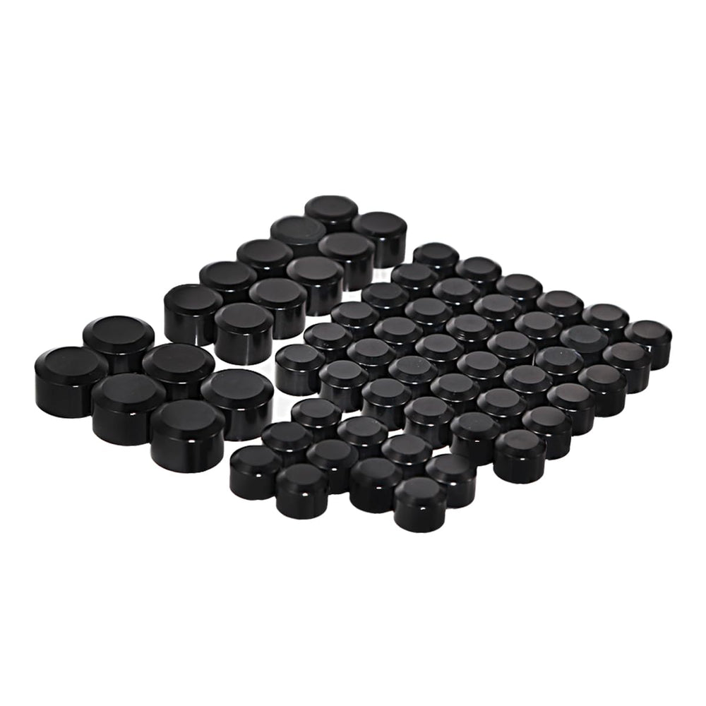 Rudyness bolt covers on engine area protect bolts with a durable CNC aluminum finish
