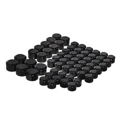 Rudyness bolt covers on engine area protect bolts with a durable CNC aluminum finish