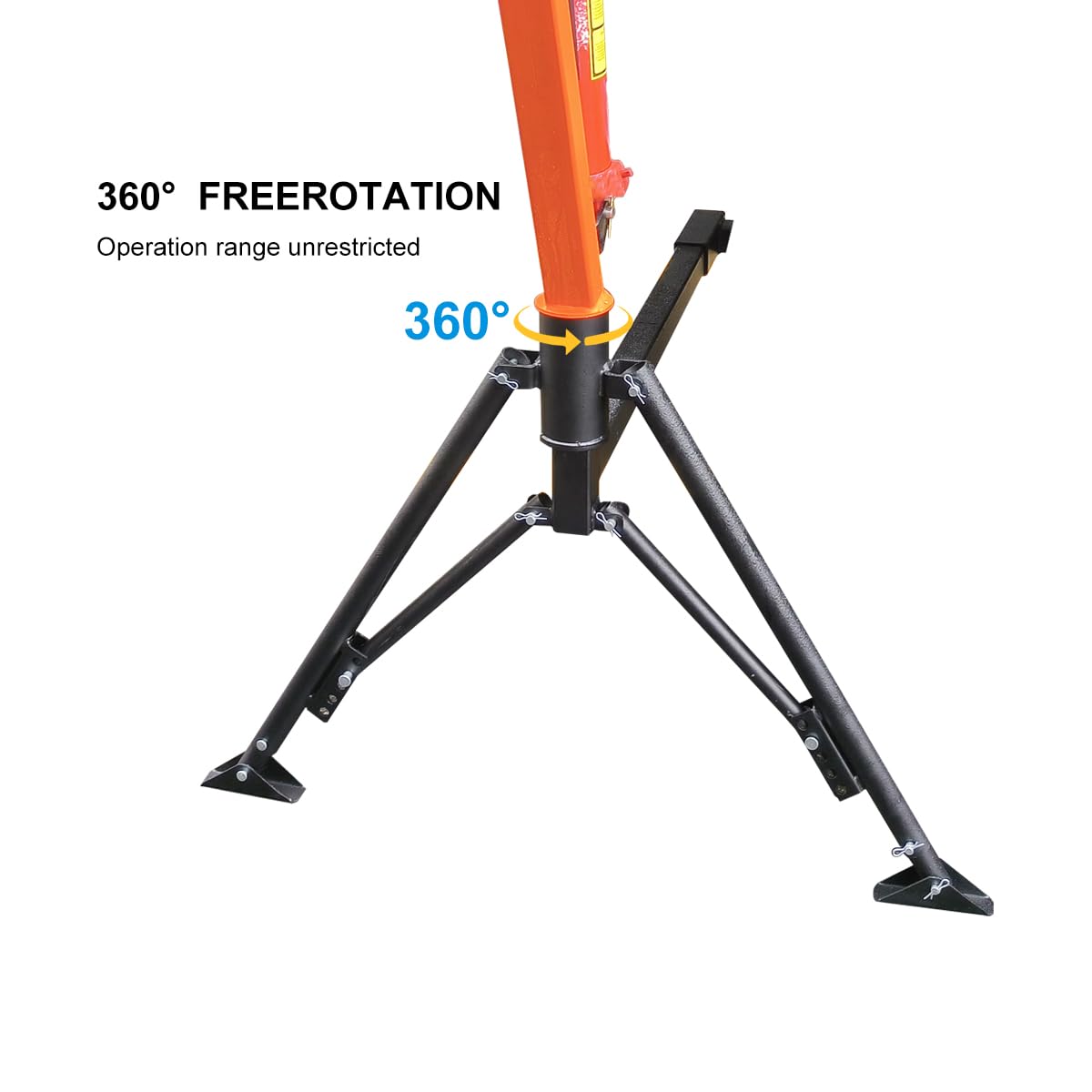 Rugcel Winch safety design provides stable lifting during operation
