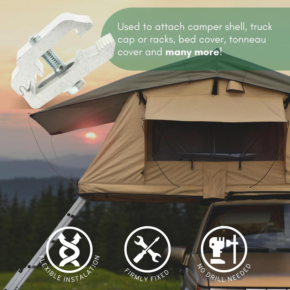 RuggedXL Low Pro clamps facilitating easy installation on trucks