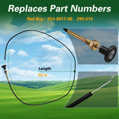 RUHUALIFE choke cable for MZ models highlighting durable build and easy handling