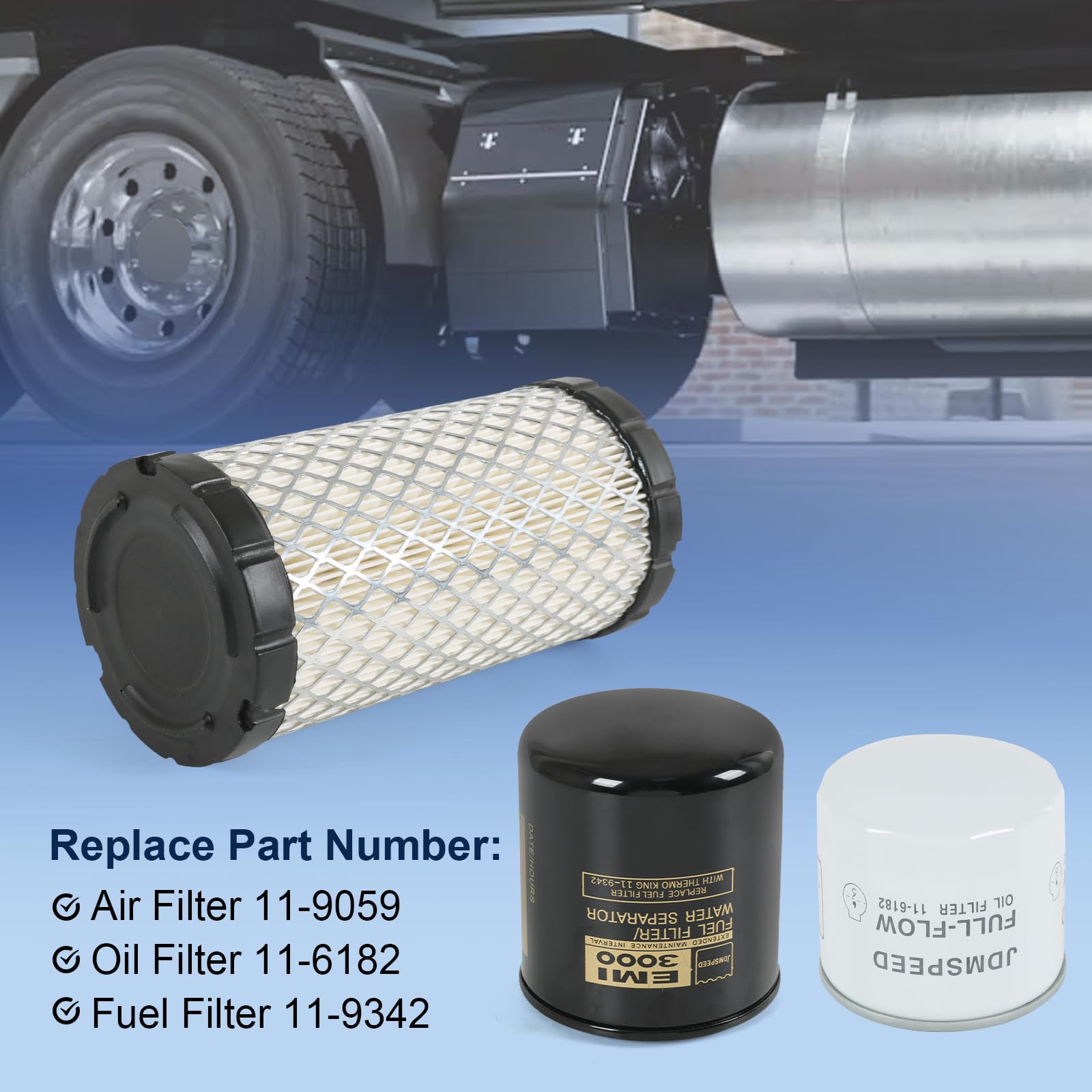 RUIANOMG 11-9342 fuel filter for clean fuel delivery
