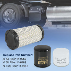 RUIANOMG 11-9342 fuel filter for clean fuel delivery