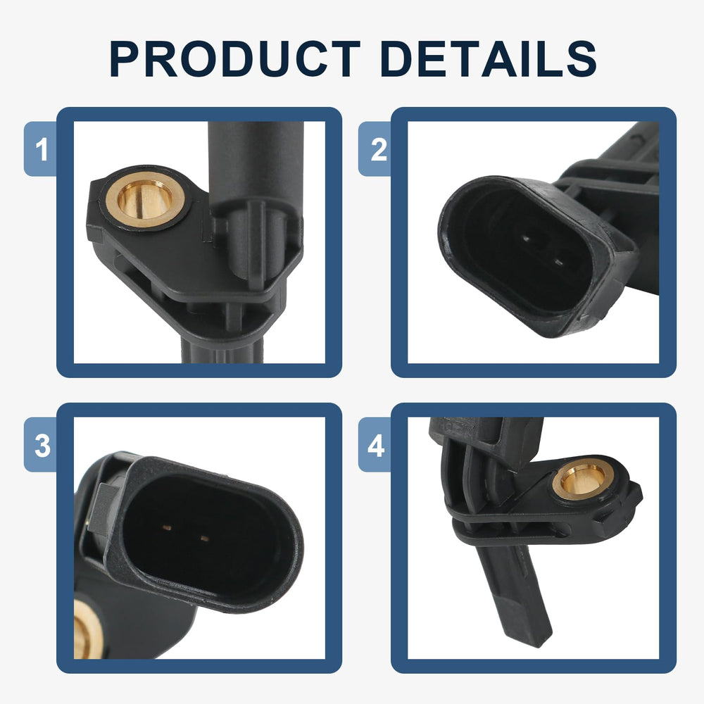 RUIANOMG 4-piece ABS sensor kit for multiple VW models