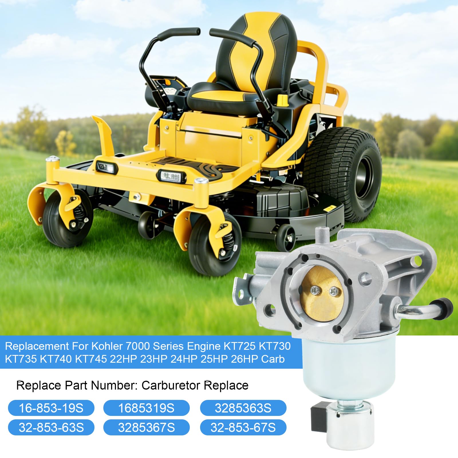 RUIANOMG air filter included helps maintain clean air intake and steady performance.