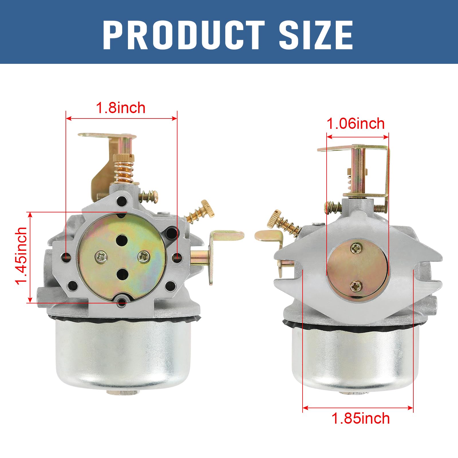 RUIANOMG durable carburetor supports long life in cast-iron engines.