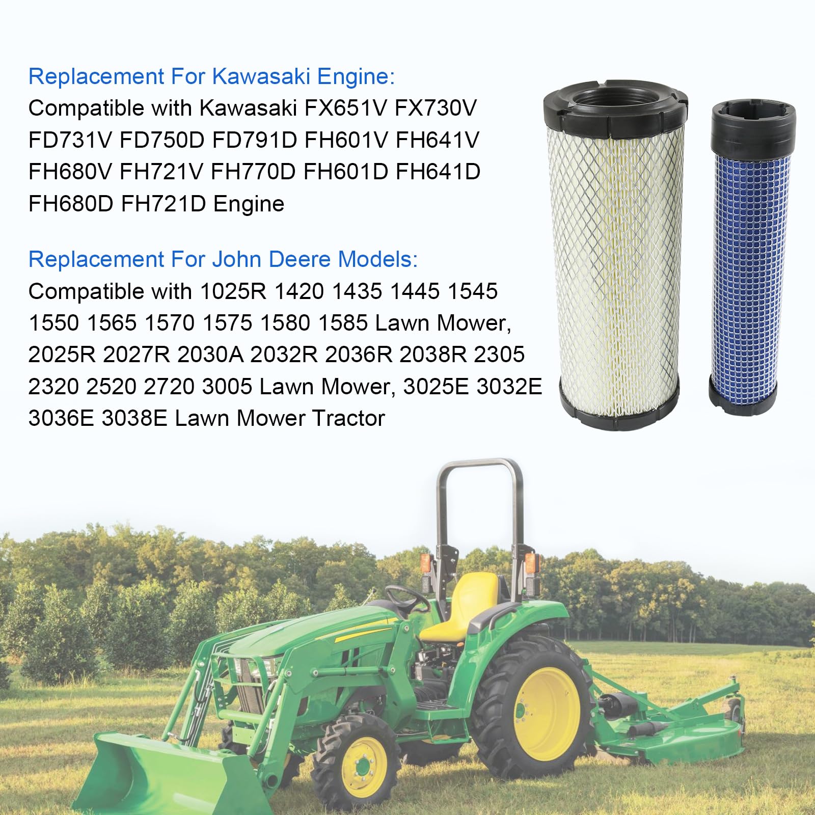 RUIANOMG inner air filter assembly for Kohler engines.