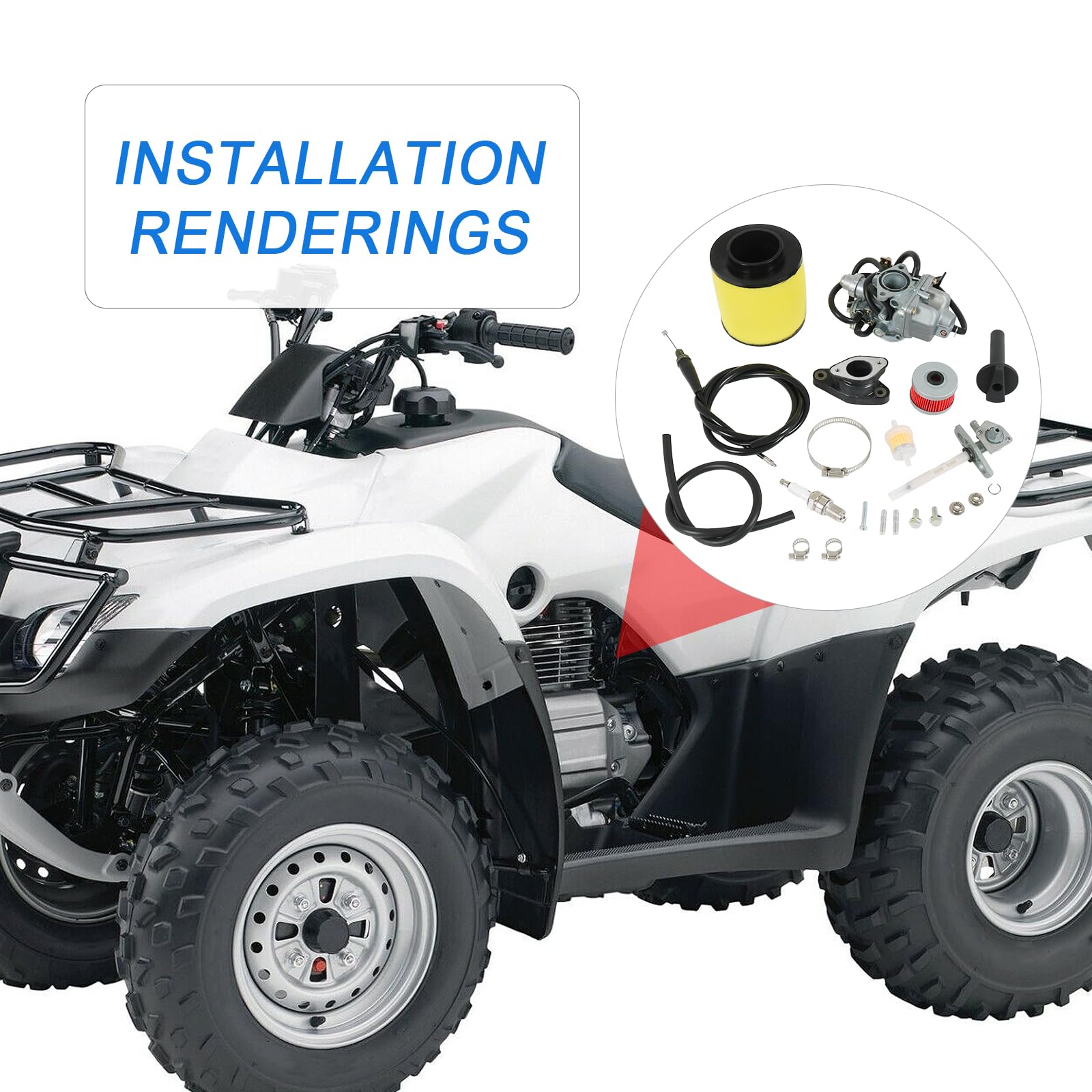 RUIANOMG throttle cable for TRX250 Recon enables precise throttle control