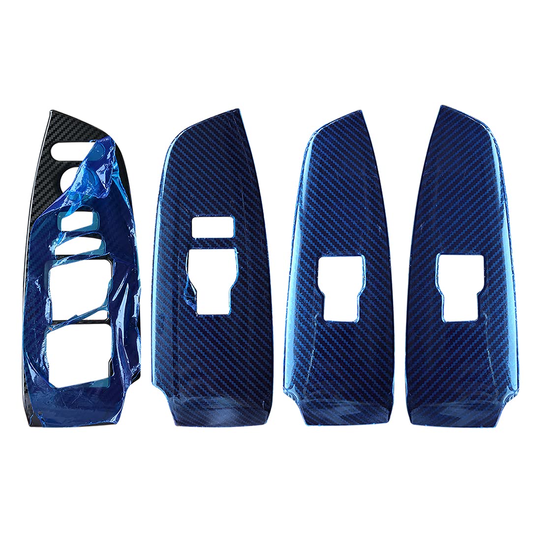 RUIHE carbon fiber door panel cover aligns with factory panels for a clean upgrade.