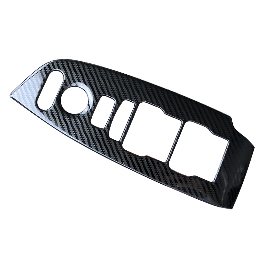 RUIHE carbon fiber switch cover adds a refined touch to the control area.
