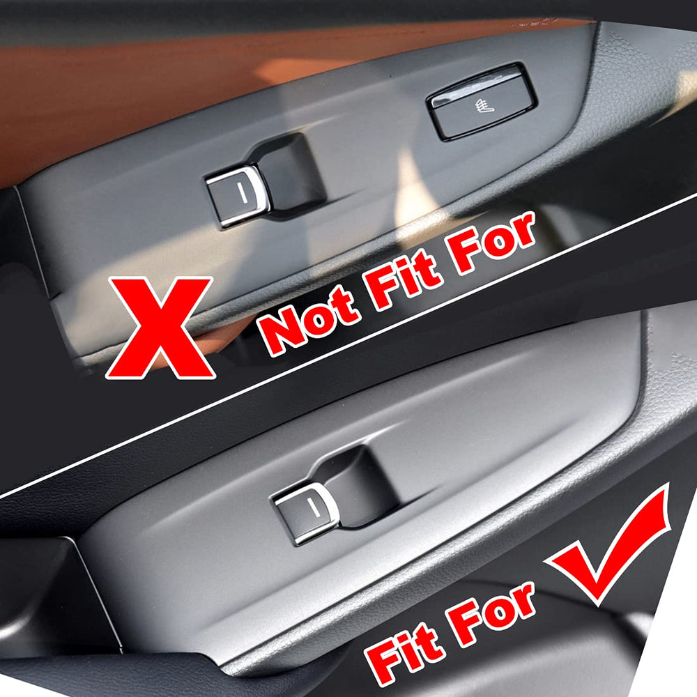RUIHE carbon fiber window control trim adds a premium look and easy control area.