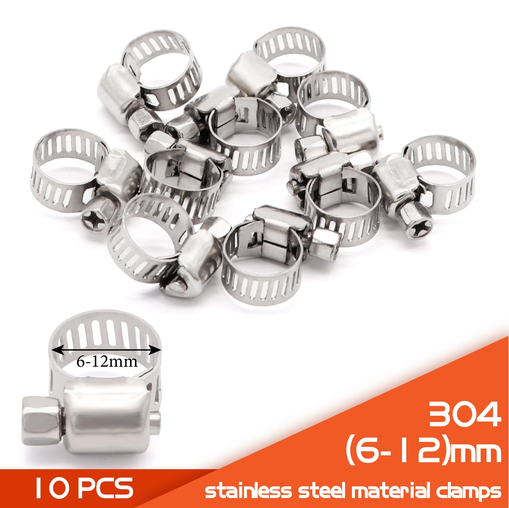 Ruikarhop includes 10 clamps for fast installation.