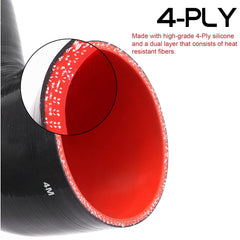 Ruikarhop 4-ply reinforced silicone hose for high-demand automotive installs.