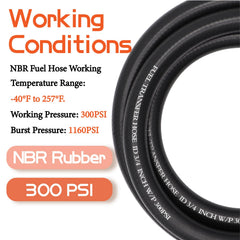 Ruikarhop inner 3/4 inch nitrile layer offers flexible fuel handling