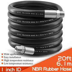 Ruikarhop stainless-steel braided mid-layer adds durability under pressure.