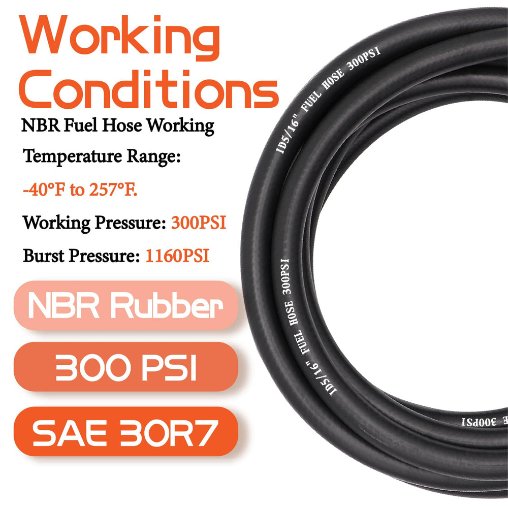 Ruikarhop hose with temperature and pressure rating up to 300 psi