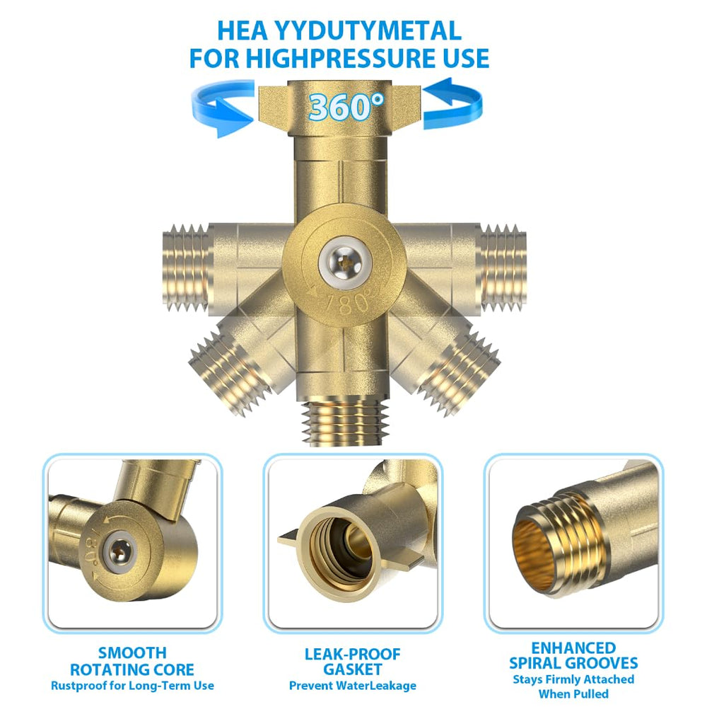 RUILIXIN leak-proof, rust-resistant connector maintains water flow.