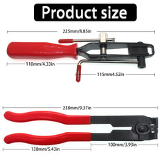 RUITONDA 22-piece tool kit for automotive clamp tasks, compact and portable.