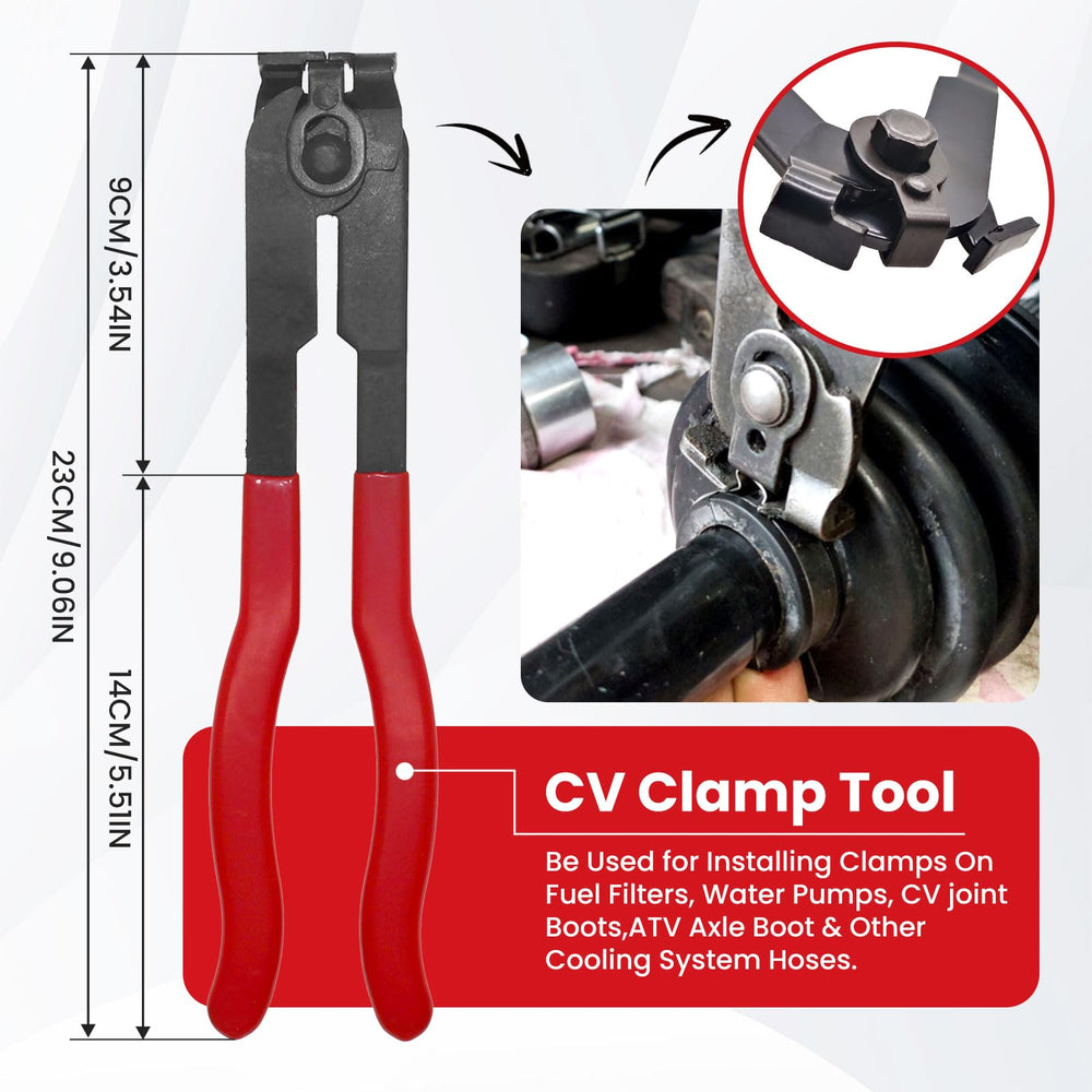 RUITONDA CV clamp tool built from carbon steel for durability.