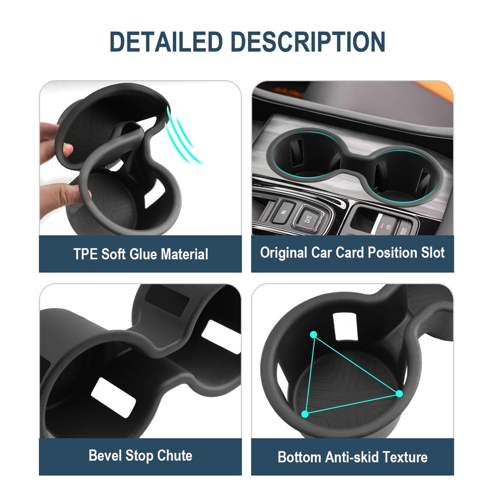 Ruiya 2026 Passport cup holder liner protects surfaces and reduces noise.