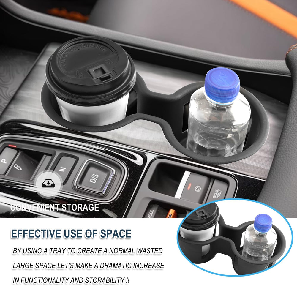 Ruiya center-console storage boost helps organize glasses, cards, and coins.