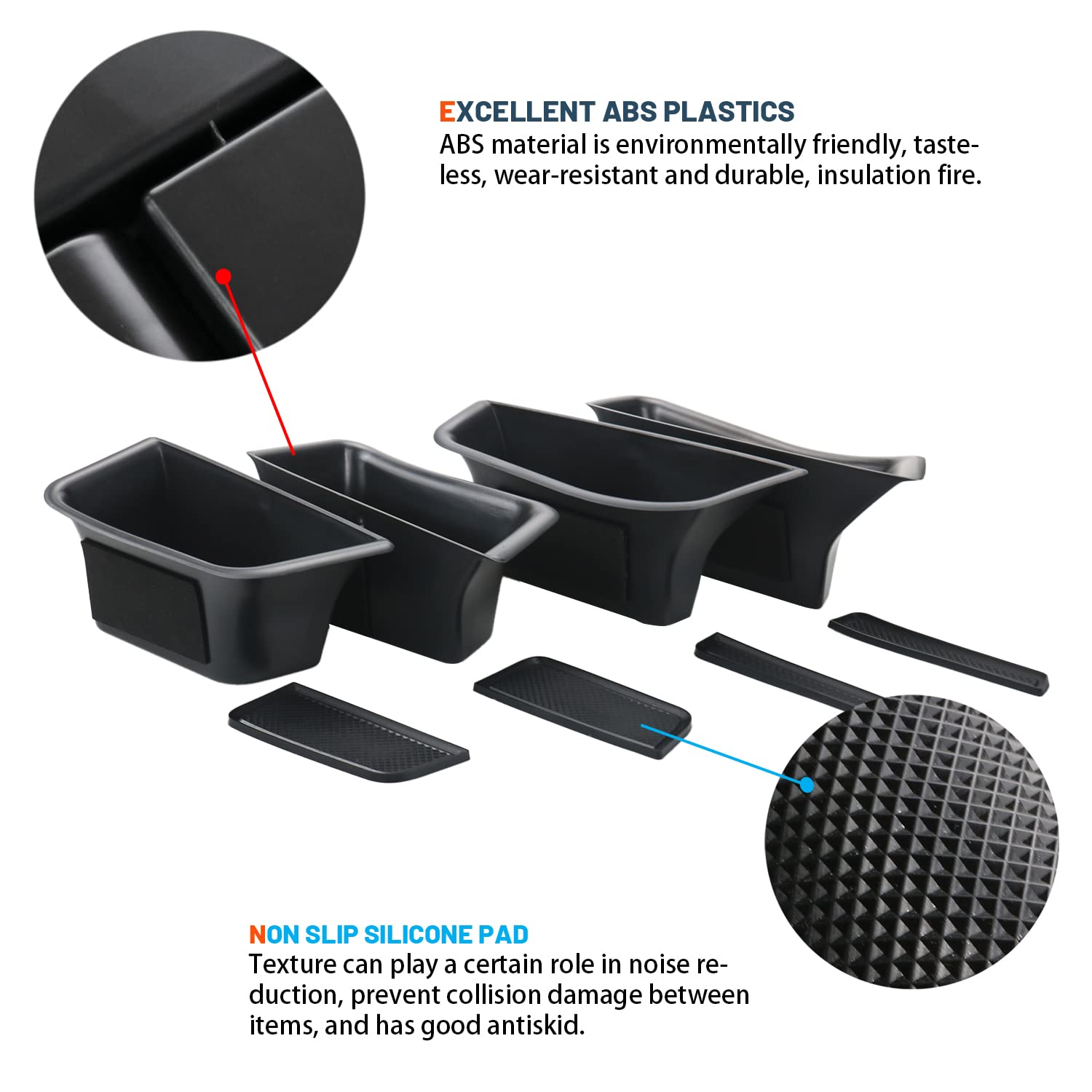 Ruiya non-slip pads keep glasses, coins and keys steady