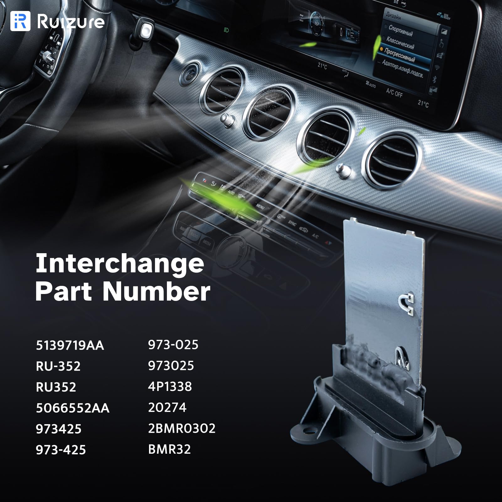 Ruizure compatible with 5066552AA applications ensuring broad Jeep TJ and Liberty use.