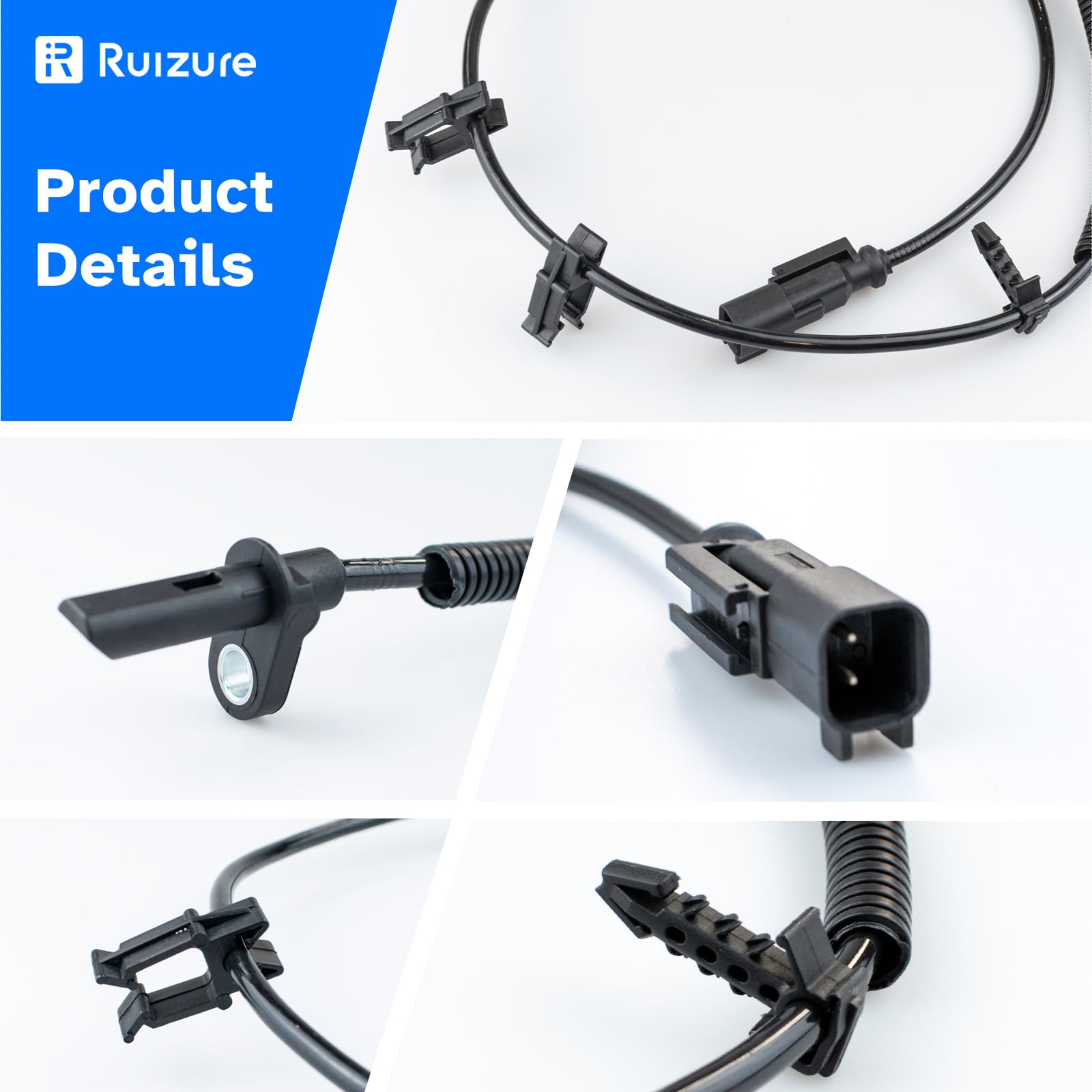 Ruizure ABS sensor closeup highlighting compact design and rugged housing.