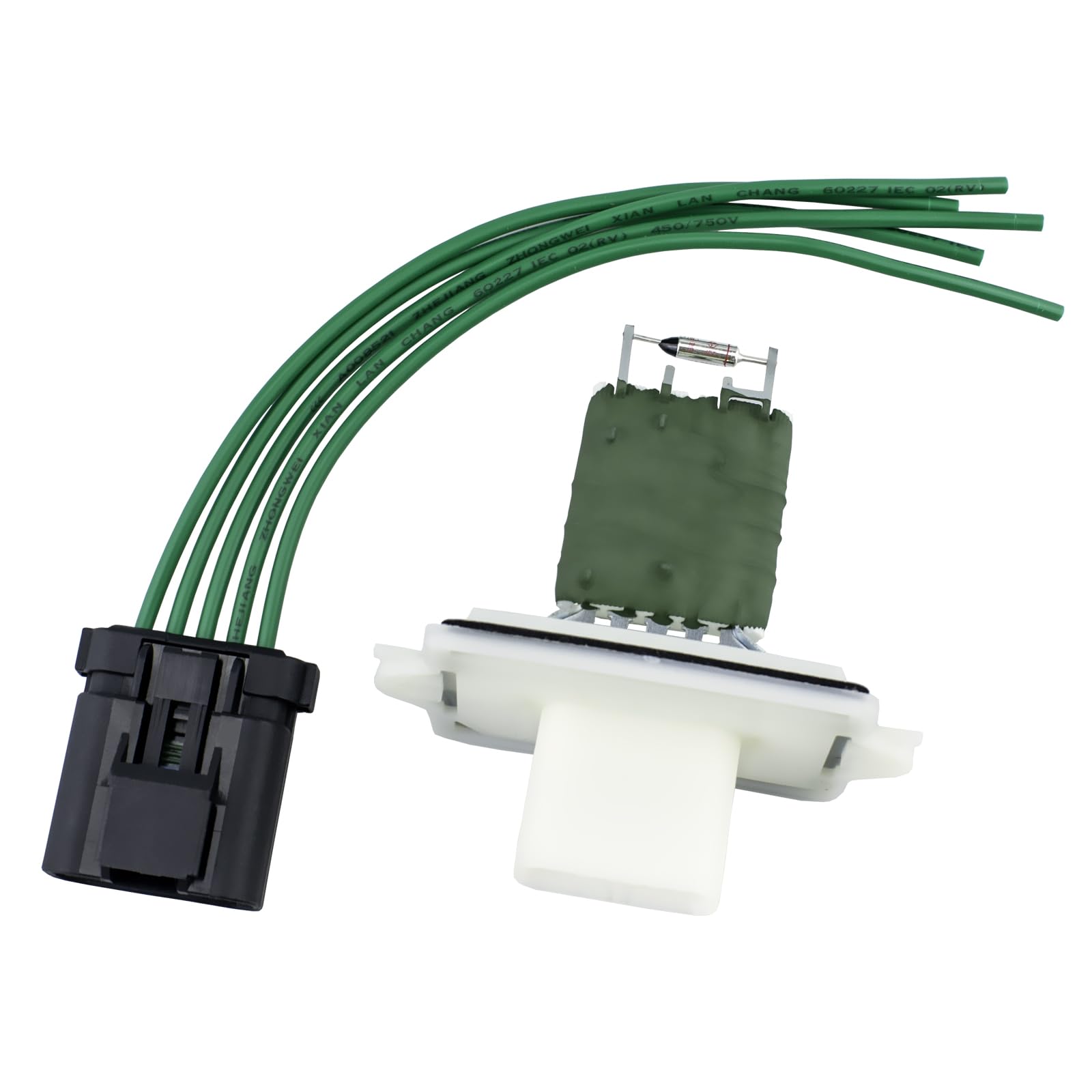 Ruizure AC blower resistor closeup shows robust construction and high-quality contacts