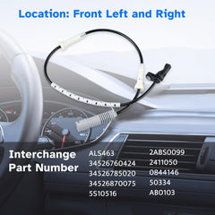 Ruizure ALS463 part label closeup demonstrates broad BMW interchange compatibility.