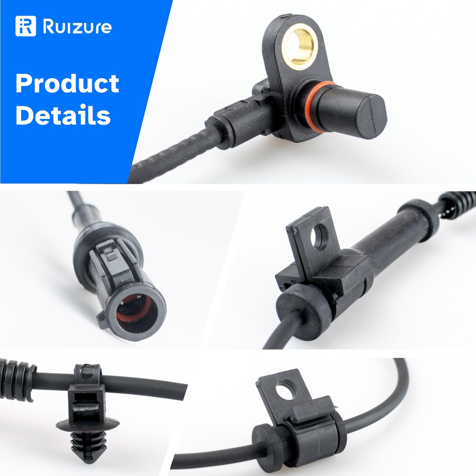 Ruizure ALS505 durable front ABS sensor for tough roads delivers long-lasting reliability.