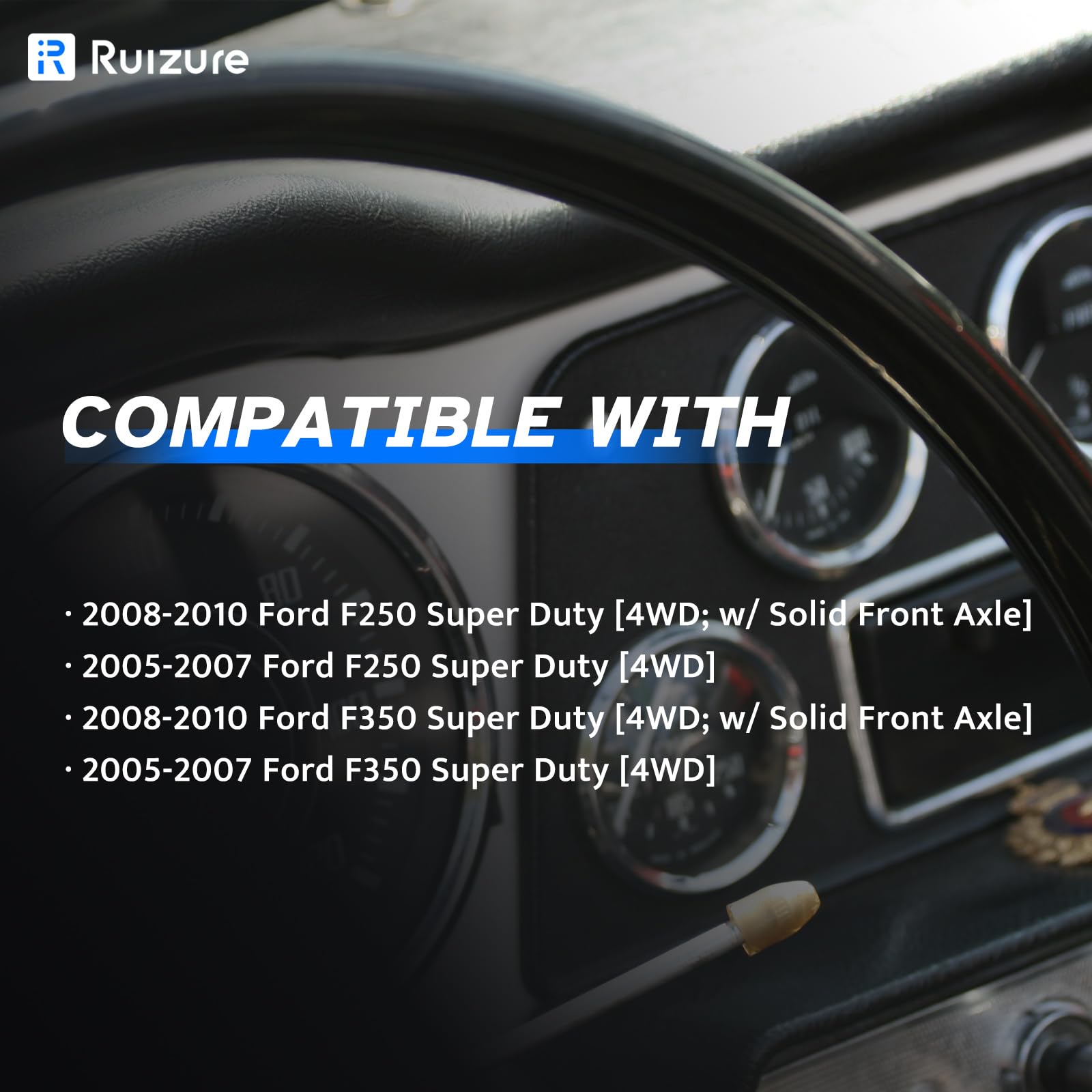 Ruizure ALS505 front ABS sensor right for Ford F-250/F-350 enhances wheel speed data accuracy.