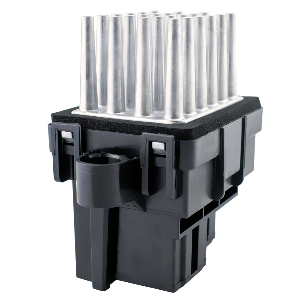 Ruizure blower motor resistor module for Silverado showing compatibility across GM models.