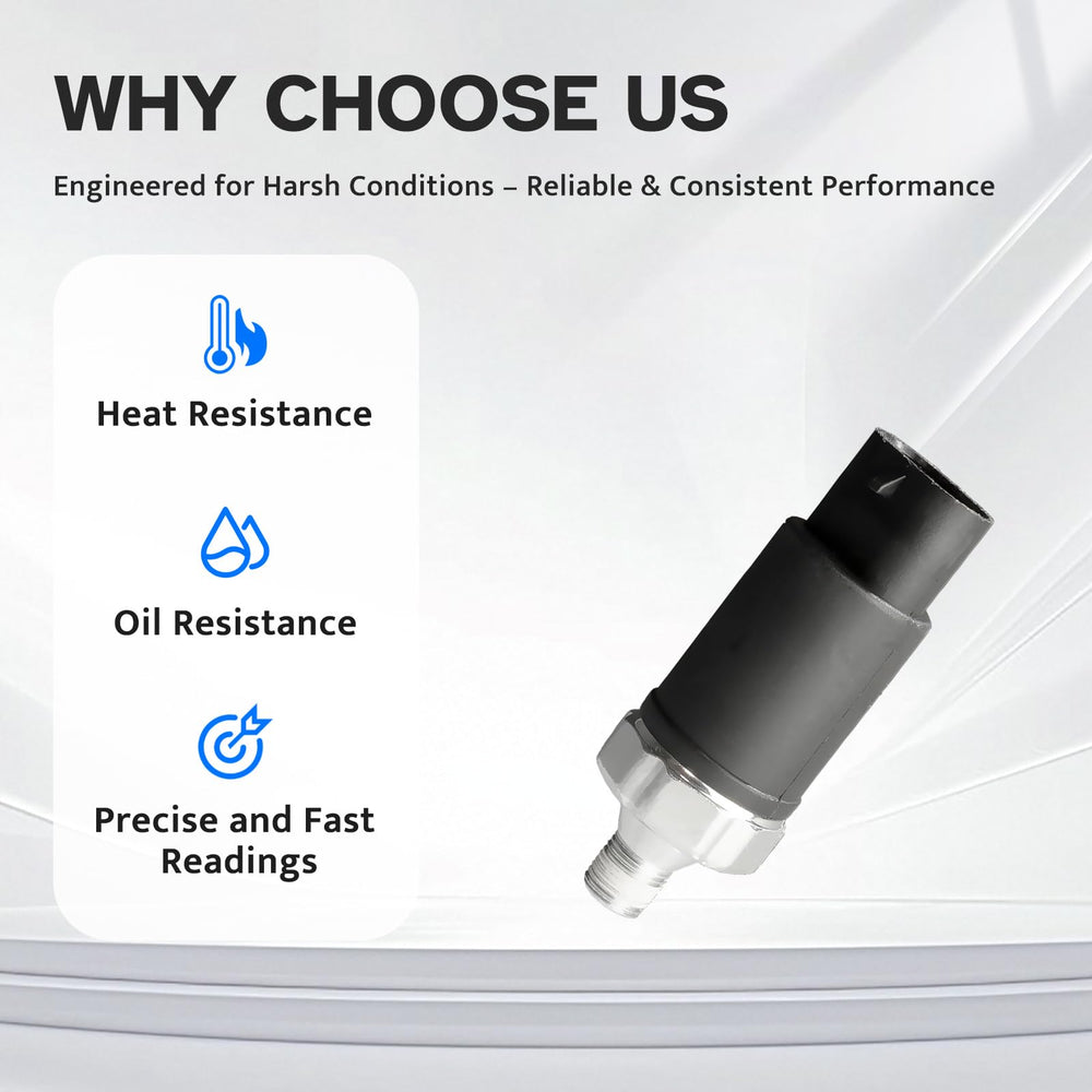 Rugged metal housing shot signaling durability in harsh driving conditions.