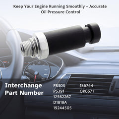 Ruizure PS303 sensor for Chevy Tahoe offers dependable oil pressure data