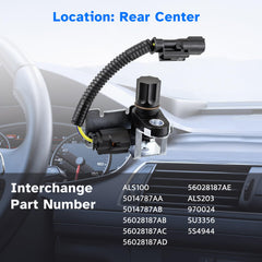 Ruizure rear center ABS sensor for Ram 1500 truck enhances wheel speed monitoring