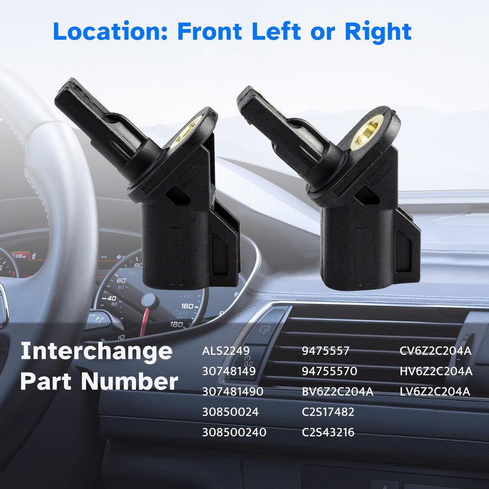 Ruizure two-piece sensor package fits front left and right for quick DIY replacement.