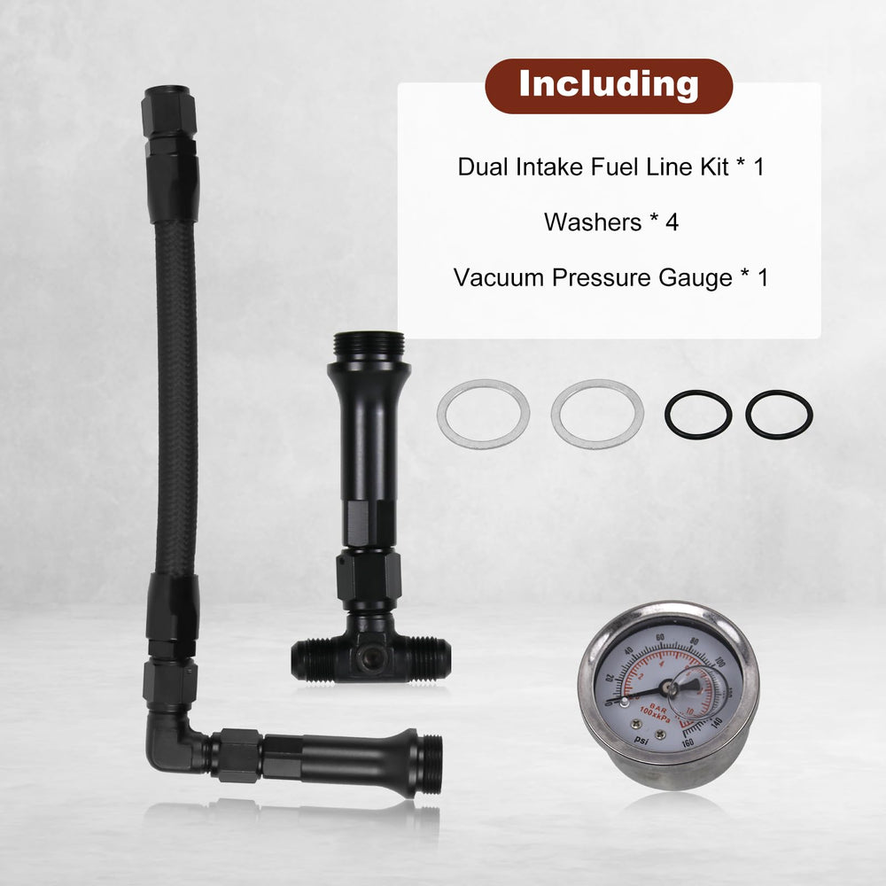0-160psi gauge on RULLINE AN6 line for tuning