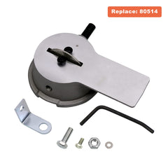 RULLINE filer shaping piston ring end cap for proper clearance.