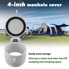 RULLINE odor-proof sewer cap seals odors for a fresher campsite environment.
