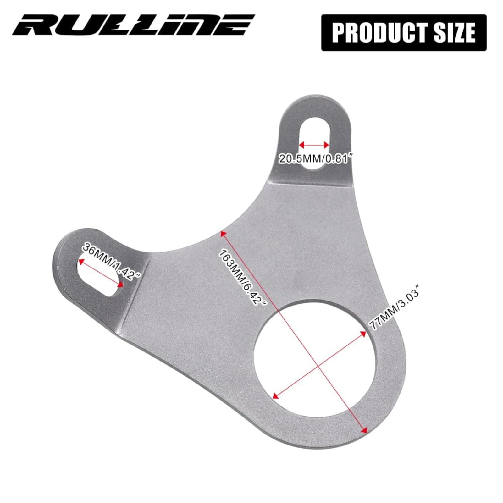 RULLINE safety chains plate assembly with connectors for versatile mounting
