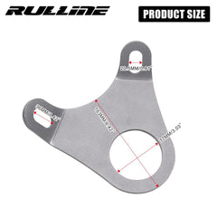 RULLINE safety chains plate assembly with connectors for versatile mounting