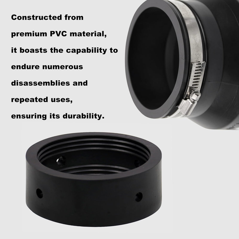 RULLINE two-clamp kit pictured for quick, secure RV piping installation.