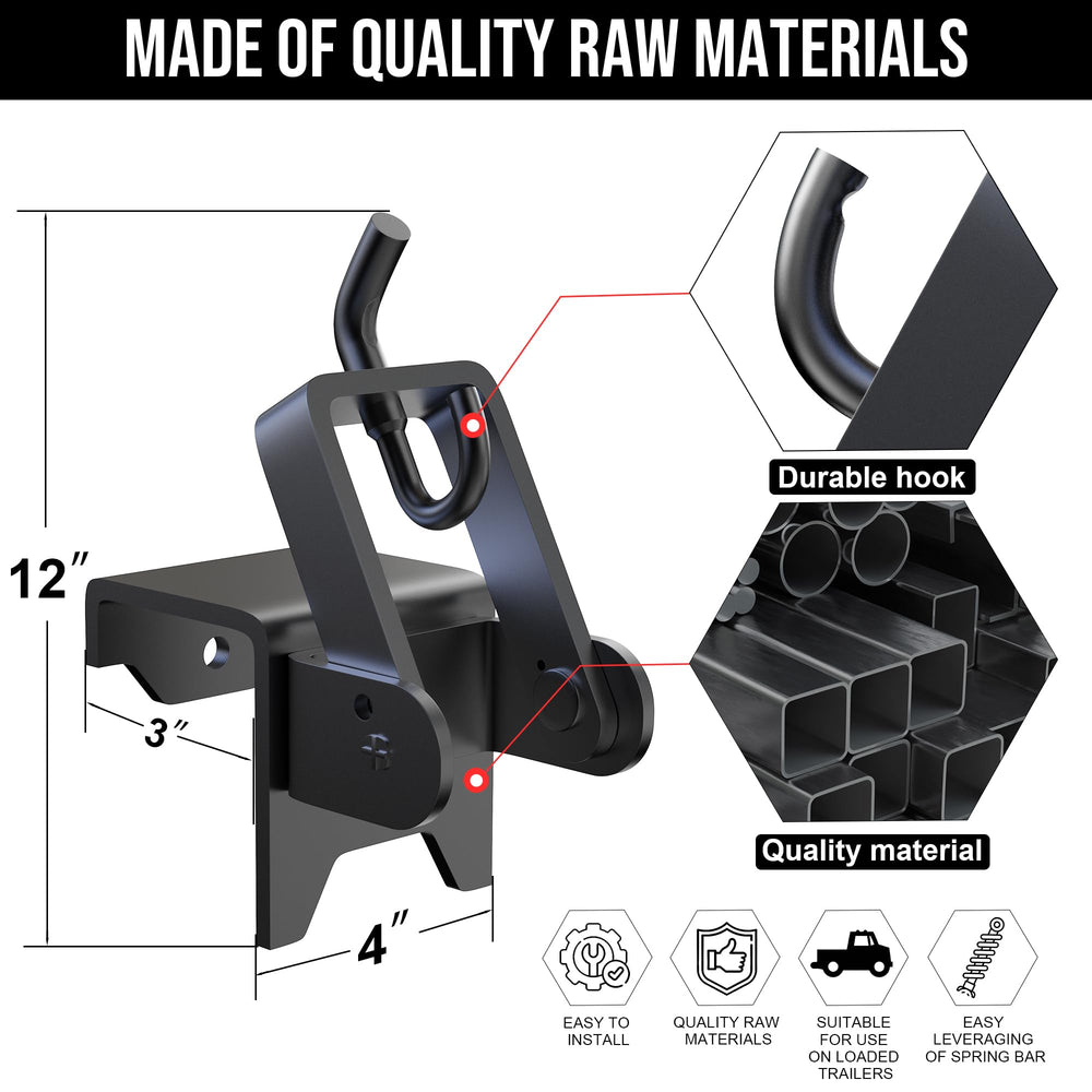 Rumngsuy hitch brackets with rust-resistant coating deliver long-lasting durability in all weather