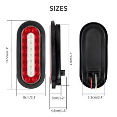 RUNBAITOO inner white backup LEDs illuminate reversing area for safer maneuvering