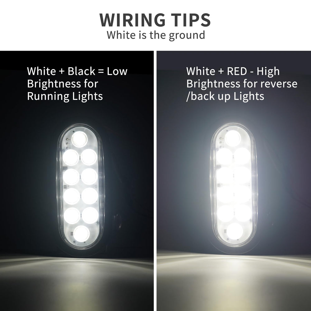 RUNBAITOO IP67 sealed oval LED tail light ready for harsh weather conditions